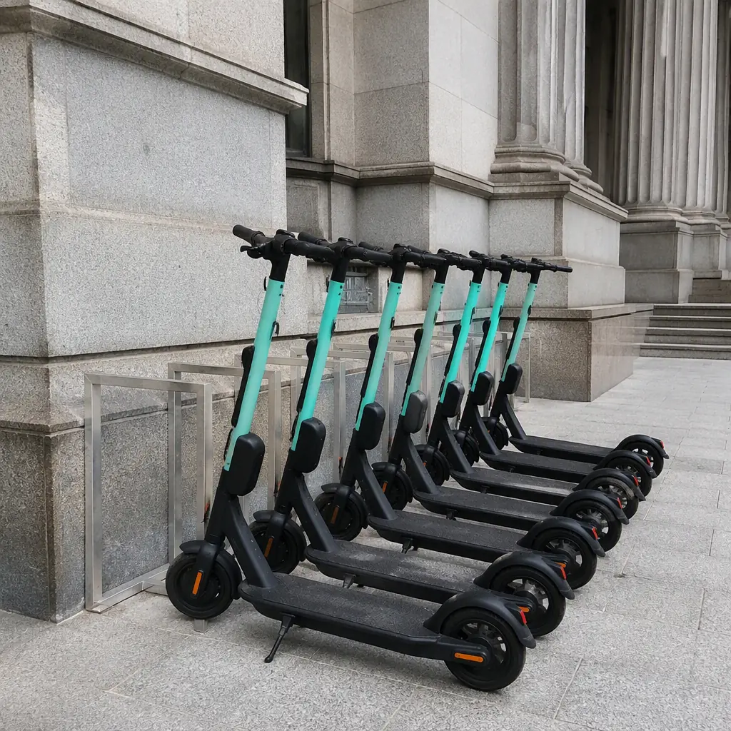 Government fleet e-scooter patrol unit